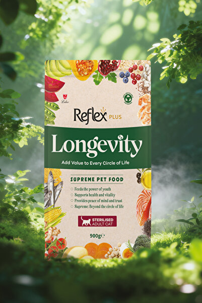 Reflex Plus Longevity Kısırlaştırılmış Yetişkin Kedi Maması 900g