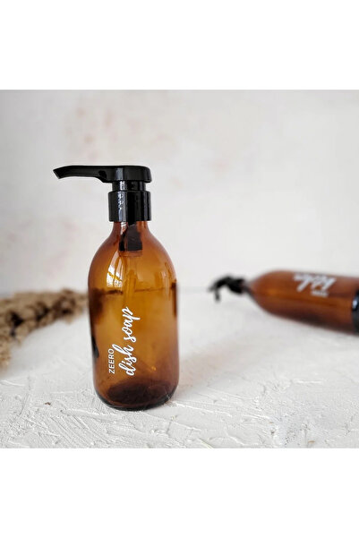 Going Zeero Amber Cam Bulaşık Deterjanı & Sıvı Sabun Şişesi - 300ml