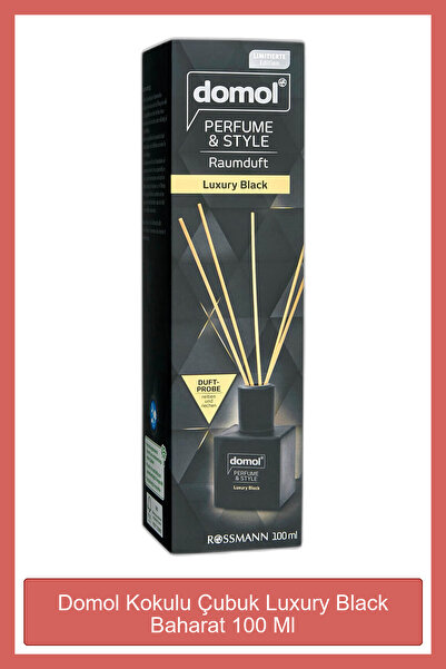 DOMOL Kokulu Çubuk Luxury Black Baharat 100 Ml