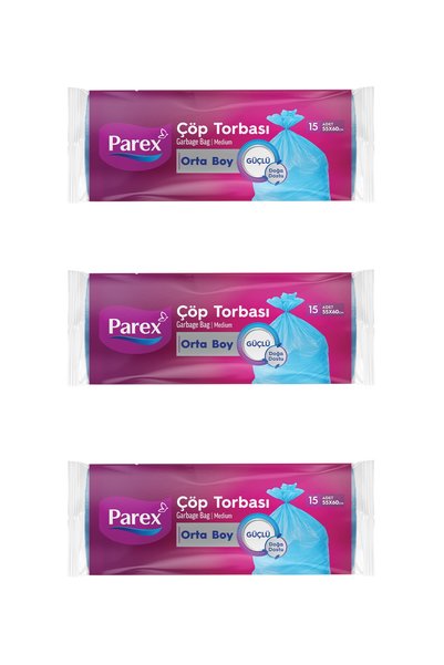 Parex 3 Medium Size Strong Garbage Bags