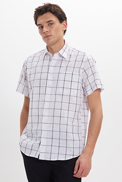 Tudors Ανδρικό πουκάμισο με κανονική εφαρμογή και κλασική γραμμή, 100% βαμβακ...