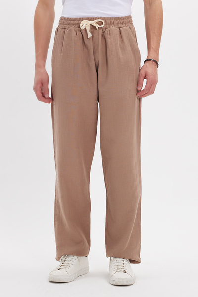 Tudors Ανδρικό παντελόνι με φαρδιά εφαρμογή 100% Βαμβάκι με ελαστική μέση και...