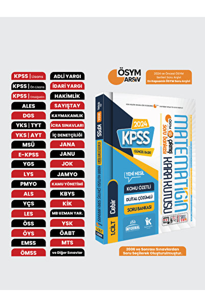 Karakutu Yayınları Kpss Matematiğin Kara Kutusu 1.cilt Konu Özetli Dijital Çö...