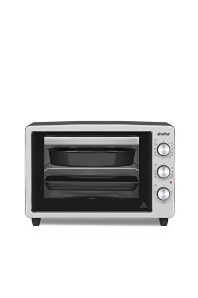 Simfer 3426 İnox Gri 34 LT Statik Mini/Midi Fırın - 4 Fonksiyon, Programlanab...