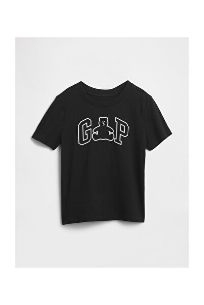 GAP Μπλουζάκι για αγόρι 5 ετών, Μαύρο χρώμα, Ακαθάριστο χρώμα.