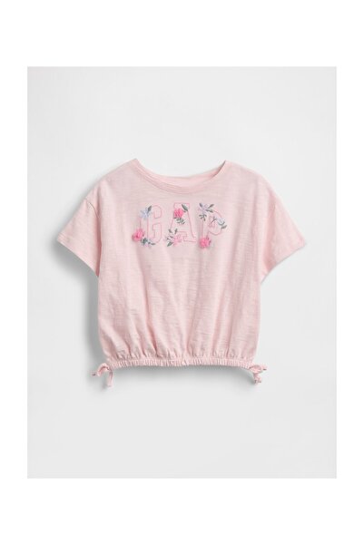 GAP Μπλουζάκι Κοριτσίστικο Νηπιακό 5 ετών, Χρώμα Άνθος Κερασιάς, 100% Βιολογι...