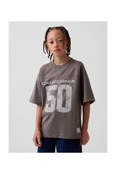 GAP Μπλουζάκι Αγορίστικο Μέγεθος S PLYMOUTH ROCK Δίχρωμο 100% Πολυεστέρας