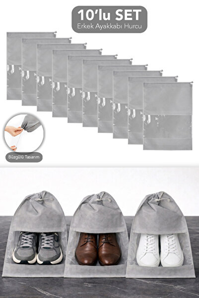 Meleni Home 10 τεμάχια τσάντες οργάνωσης ανδρικών παπουτσιών - Θήκη ταξιδιού ...