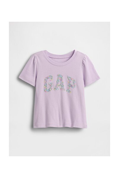 GAP Μπλουζάκι Κοριτσίστικο Νηπιακό 5 ετών, Νοσταλγικό Λεβαντί χρώμα, 100% Βαμ...