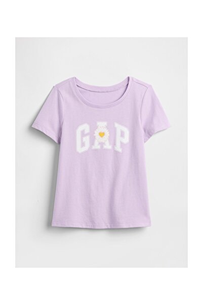 GAP Μπλουζάκι Κοριτσίστικο Νηπιακό 5 ετών, Νοσταλγικό Λεβαντί χρώμα, 100% Βαμ...