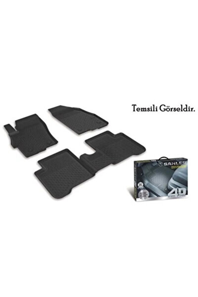 Sahler Volkswagen Caddy 2004-2010 Uyumlu Araca Özel 4.5D Havuzlu Oto Paspas -...