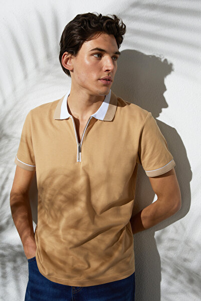 Tudors Ανδρικό μπλουζάκι Polo Slim Fit Slim Fit 100% βαμβακερό Flat Pike με φ...