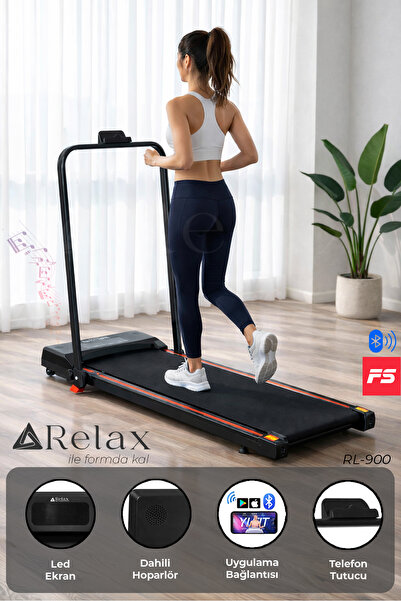 Portable Walking and Treadmill with Bluetooth Remote Control RL-900