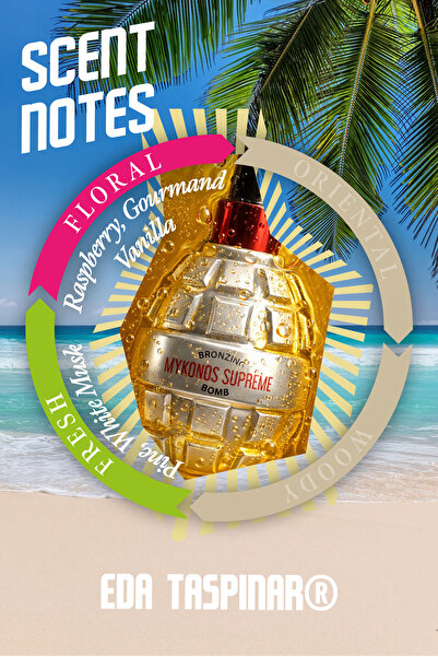 Eda Taşpınar Mykonos Supreme Bronzing Bomb Bronzlaştırıcı Güneş Yağ – Premium Koku & Bronzluk 200ml