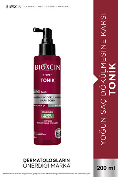 Bioxcin Forte Tonik 200 ml - Mentol Ferahlığı - Yoğun Saç Dökülmesine Karşı T...