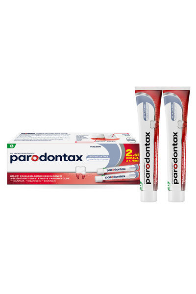 Parodontax Beyazlatıcı Diş Macunu 75ml x2