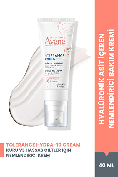 Avene Tolerance Hydra-10 Ενυδατική Κρέμα για Ξηρά και Ευαίσθητα Δέρματα 40 ml