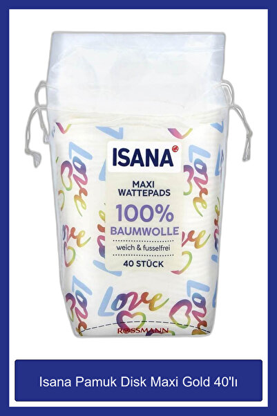 ISANA Pamuk Disk Maxi Gold 40'lı