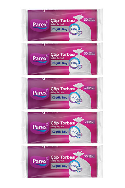 Parex Güçlü Çöp Torbası Mini Boy 5 Adet