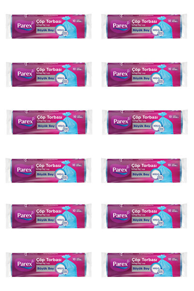 Parex Güçlü Çöp Torbasi Büyük Boy 12'li Paket