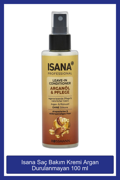 Isana Professional Saç Bakım Kremi Argan Durulanmayan 100 ml