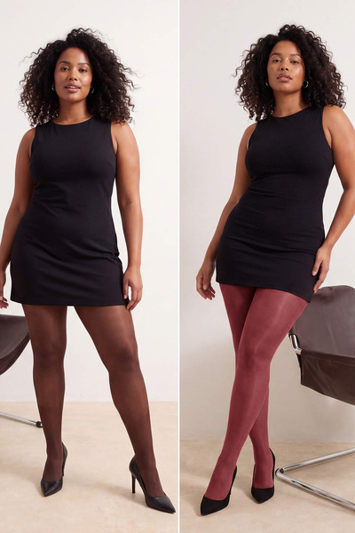 Trendyol Curve Καλσόν σε μεγάλο μέγεθος Plum & Cocoa TBBSS26KC00001