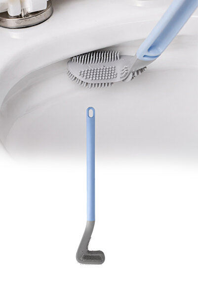 omilife Silikon WC Fırçası Golf Tasarımlı Tuvalet Temizleme Fırçası Hijyenik ...