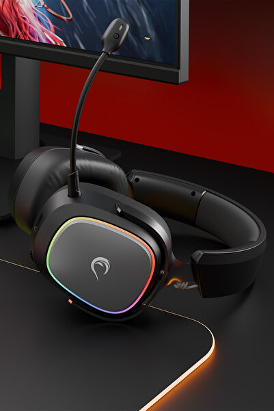 Rampage RETSU Kablosuz 2.4G+ Bluetooth Deri Protein Earpad Mikrofonlu Oyuncu Kulaklığı