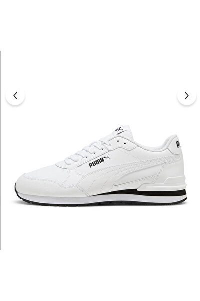 Puma St Runner V4 L Męskie Białe Buty Sportowe 39906803
