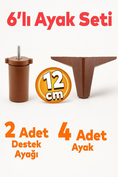 Badem10 Sedir 6'lı Set Mobilya Tv Ünitesi Çekyat Koltuk Kanepe Destek Baza 12...