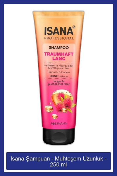 Isana Professional Şampuan - Muhteşem Uzunluk - 250 ml