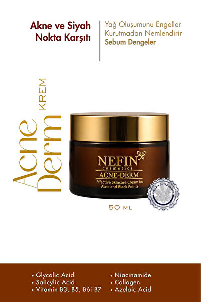 Akne Karşıtı Krem Dengeleyici Çayağacıyağı,salicylcic Acid,niacinamide,lacticacid Tüm Ciltler Için