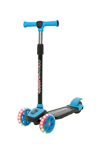 Cool Wheels Led Illuminated 3 Wheel Height Adjustable Twist Scooter