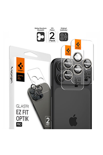 Spigen Προστατευτικό φακού κάμερας συμβατό με iPhone 16 Pro Max - 15 Pro Max/...