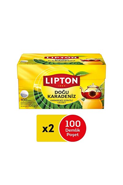 Lipton Demlik Poşet Çay Doğu Karadeniz 100'lü 2 Adet