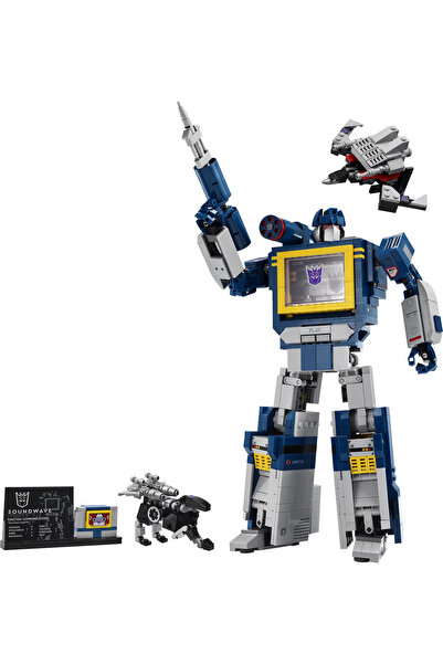 LEGO ® Icons Transformers: Soundwave 10358 - 18+ Yapım Seti (1505 Parça)