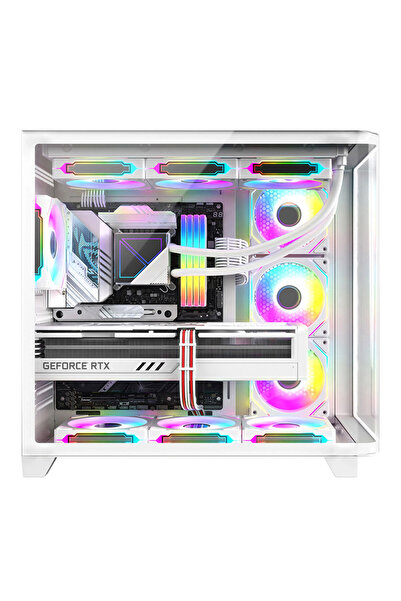 Zeiron Legacy X7 Ryzen 5 5500 16GB 512GB M.2 SSD RTX3050 Sıvı Soğutmalı Oyuncu Masaüstü Bilgisayarı