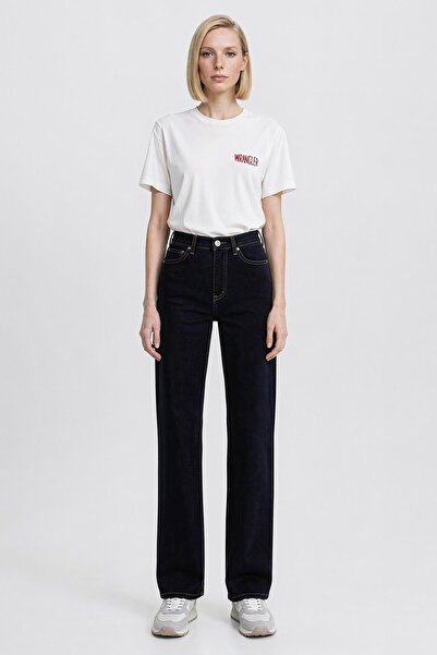 WRANGLER Flare Fit Normal Bel Geniş Paça Lacivert Esnek Jean Denim Pantolon