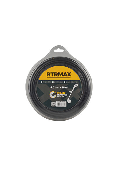 Rtrmax RTY339 Tırpan Misinası Kare Siyah 4.0 mm x 29 Mt