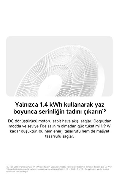 Xiaomi Mijia Smart Standing Fan Pro Slim - Akıllı Ayaklı Vantilatör, İnce Tasarım & Kolay Saklama