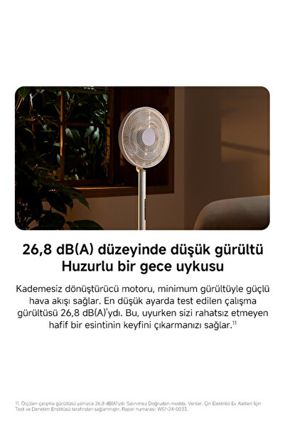 Xiaomi Mijia Smart Standing Fan Pro Slim - Akıllı Ayaklı Vantilatör, İnce Tasarım & Kolay Saklama