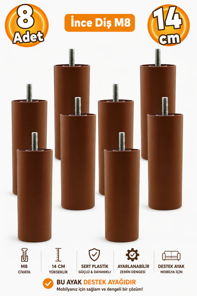 Badem10 Έπιπλα Καναπές Πολυθρόνα Βάσης Ανύψωσης M8 Στήριγμα Λεπτό Δόντι Πόδι ...