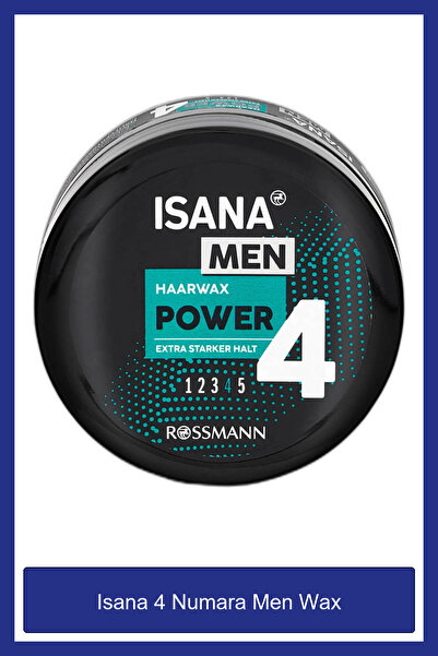 ISANA 4 Numara Men Wax