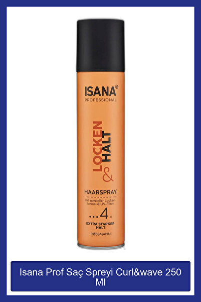Isana Professional Prof Saç Spreyi Curl&wave 250 Ml