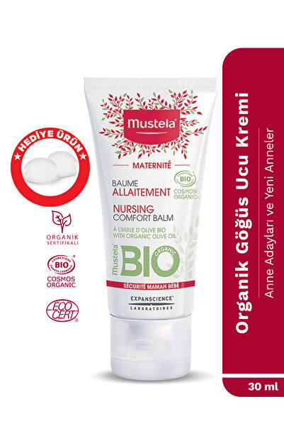 Mustela %100 Doğal Içerikli Emzirme Uyumlu Organik Sertifikalı Göğüs Ucu Krem...