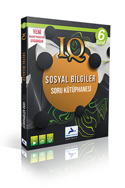 paraf yayınları Paraf 6. Sınıf Iq Sosyal Bilgiler Soru Kütüphanesi