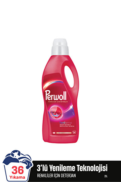Perwoll Hassas Temizlik, Renk Ve Doku Yenileme Renkliler İçin 2L X3 Adet