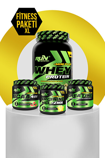 Run Nutrition Fitness MİNİ XL Paketi - Whey Mini Plus Fr.Vanilya, Bcaa Karpuz...