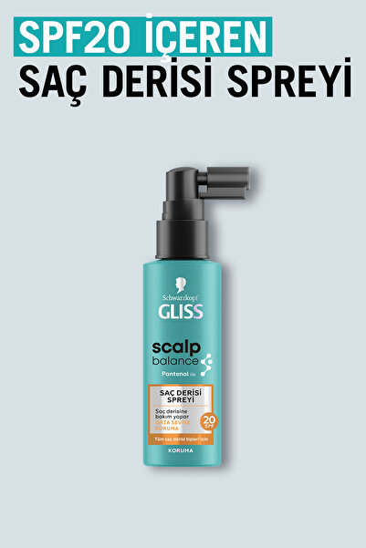 Gliss Scalp Balance Saç Derisi Spreyi 100 ML X 2 Adet
