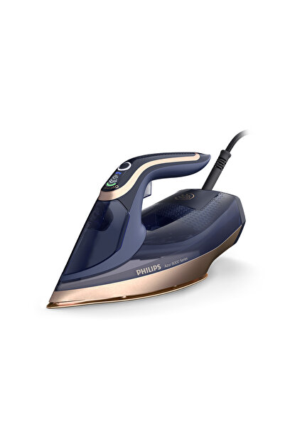 8000 Series Azur Steam Iron, 3000W, 260 g Turbo Shock Steam, Zero Burn Risk, DST8050/20